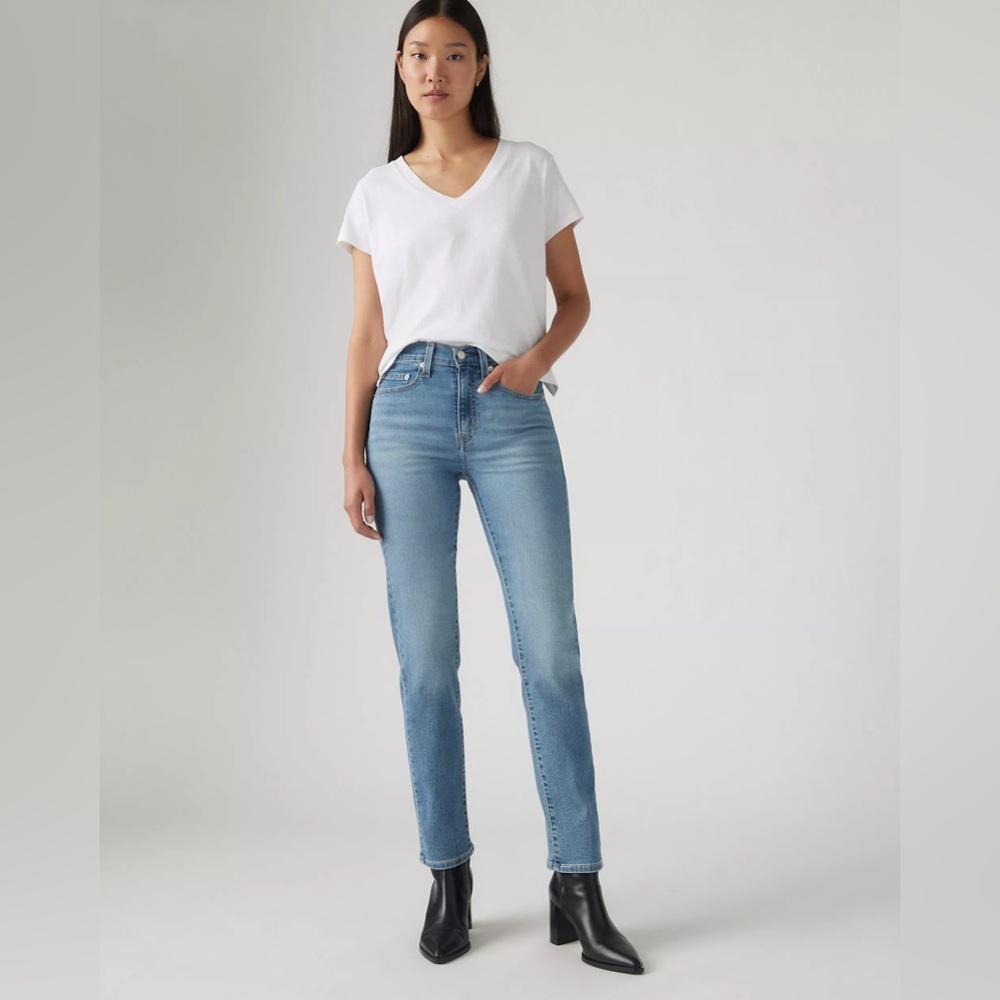 Levi’s High Rise Straight Jeans